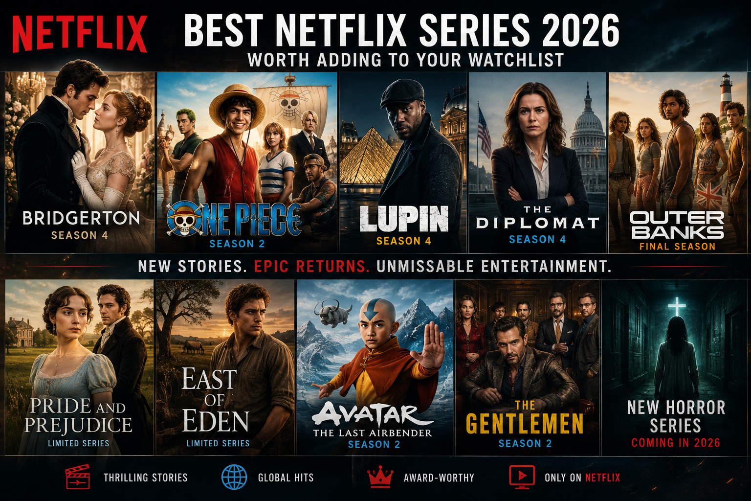 Best Netflix Series 2026 Worth Adding to Your Watchlist
