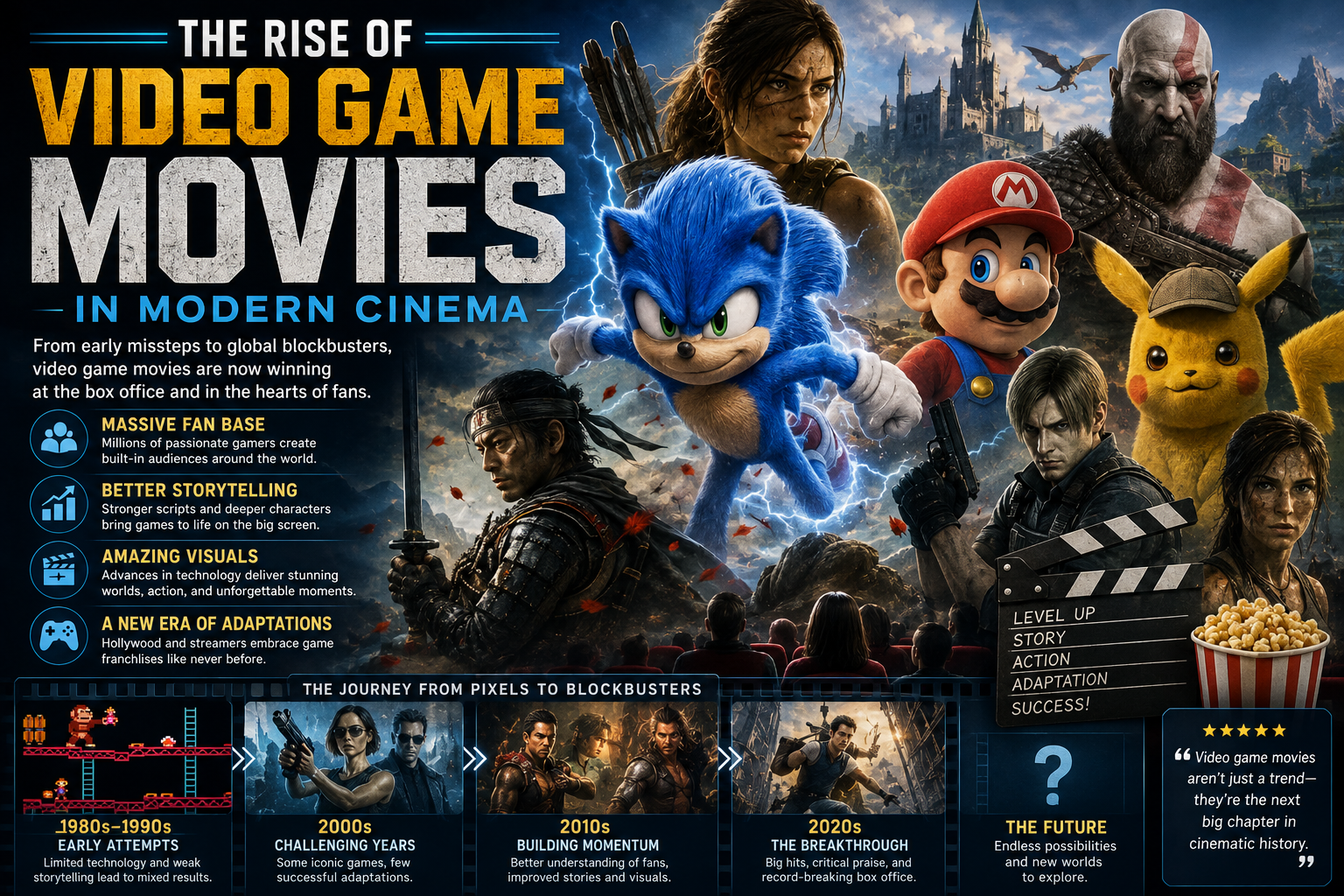 The Rise of Video Game Movies in Modern Cinema